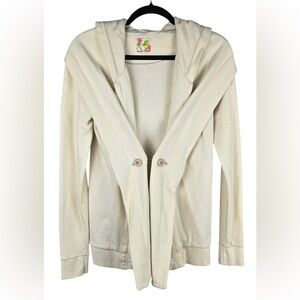 Free People Cream Cardigan-Hoodie💕